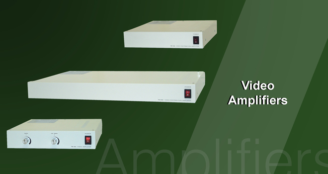 Historic ASTEL CCTV video amplifiers